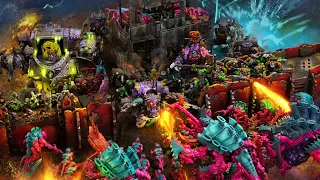 Orks vs Synthwave Tyranids: Battle for KILLCHESTA! Narrative WARHAMMER 40K