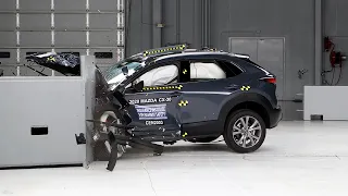 2020 Mazda CX-30 driver-side small overlap IIHS crash test