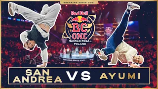 B-Girl Ayumi vs. B-Girl San Andrea | Top 16 | Red Bull BC One World Final Poland 2021