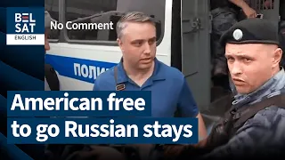 Russian police got scared of American