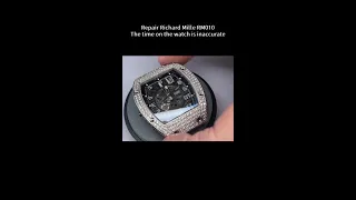 Repair Richard Mille RM010.The time on the watch is inaccurate