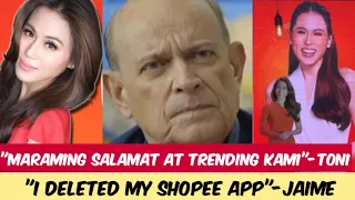 JAIME FABREGAS NAG-UNINSTALL NG SHOPEE APP DAHIL KAY TONI GONZAGA, TONI GONZAGA NA-BOYCOTT