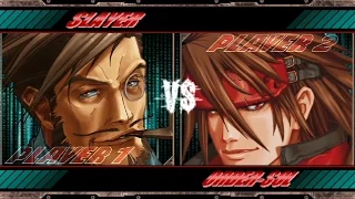 Lap (Slayer) vs. Rival (Potemkin) + Boss (I-no + Order Sol) - GGXX AC+R