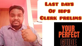 IBPS CLERK PRELIMS | LAST 10 DAYS | கண்டிபா EXAM AH தூக்ரோம்