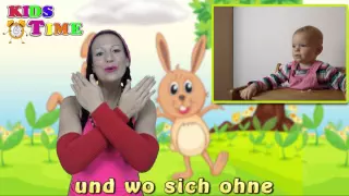 Klein Häschen wollt spazieren gehen | Fingerspiel Kinderlied | Saksa lastelaulud