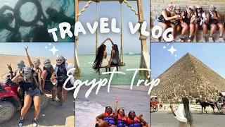 EGYPT TRAVEL VLOG | GIRLS TRIP| PYRAMIDS  | SNORKELLING | HURGHADA | SPHINX | ATV's