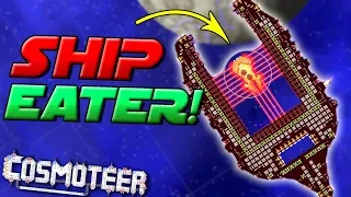 STARSHIP EATER! MOST SATISFYING STARSHIP I'VE BUILT! - Cosmoteer Gameplay Ep5