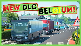 FERNBUS SIMULATOR | BELGIUM Charleroi | New MAP DLC | Gameplay