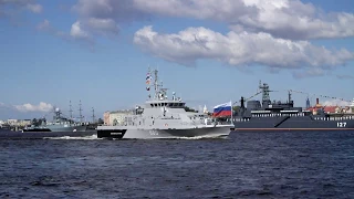 Репетиция. Главный Военно-Морской Парад на Неве 2017, Санкт-Петербург