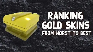*NEW* Ranking Golden Skins From Worst to Best || Tower Defense Simulator || Roblox