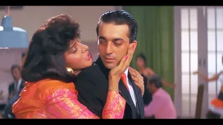 4K VIDEO | Zindagi Ne Pukara Chale Aaye Hum | Khatarnaak Movie Song | Asha Bhosle | Sanjay Dutt