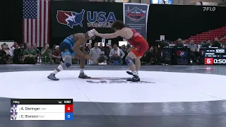 79 Kg Semis - Alex Dieringer, Cliff Keen Wrestling Club - TMWC Vs Carter Starocci, Nittany Lion Wr