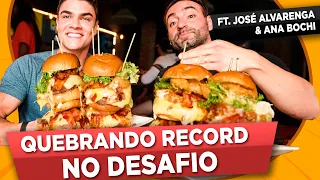 QUEBRANDO RECORDE NO DESAFIO!! [Feat. José Alvarenga & Ana Bochi]