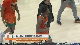 Final 2:50 WILD UPSET Miami vs No.2 Duke 🔥