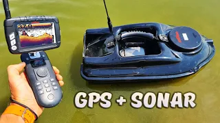 Smart ACTOR Pro ... GPS and sonar in a bait boat. Auto return and feeding by points