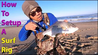 How To Setup A Surf Fishing Rig   Oregon Surf Perch Fishing