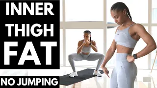Inner Thigh Workout ➡ HOW TO LOSE FAT (NO JUMPING)