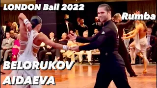 Kirill Belorukov - Valeria Aidaeva | London Ball 2022 | Rumba | WDC Professional Latin