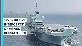 HMS Queen Elizabeth: Carrier's Russian jet run-ins