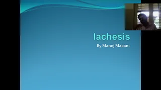 Lachesis प्रायोगिक मटेरिया मेडिका हिंदी में