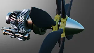 Contra-Rotating Coaxial Propeller Drive