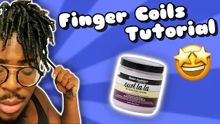 How to Finger Coil!! Men’s Finger Coils Tutorial 4B/4C