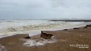 Storm Ciaran West Bay, Dorset