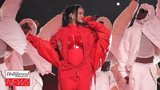 Rihanna Stuns At Super Bowl LVII Halftime Show, Reveals Baby Bump | THR News