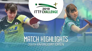 Hina Hayata vs Honoka Hashimoto | 2019 ITTF Paraguay Open Highlights (Finals)