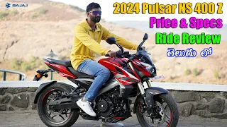 2024 Pulsar NS 400 Z Price & Specs in telugu | TechTravelTelugu