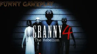 GRANNY CHAPTER 4‼️ FUNNY GAMEPLAY ‼️#granny #granny4 #horrorgaming