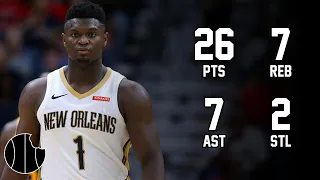 Zion Williamson Highlights | Pacers vs. Pelicans | 7th Nov 2022