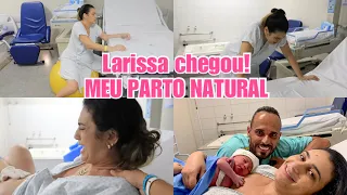 PARTO NATURAL/ SEM ANALGESIA E NENHUMA INTERVENÇÃO MÉDICA: NASCIMENTO DA LARISSA | LAÍS VELOSO