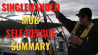 PART 9: SINGLEHANDED MAN OVERBOARD SELF RESCUE SUMMARY OF TACTICS