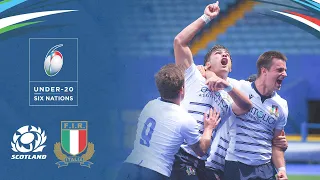 Scotland 3-43 Italy | Rampant Italy Run In Six Tries In Big Win | Highlights | Six Nations Under-20s