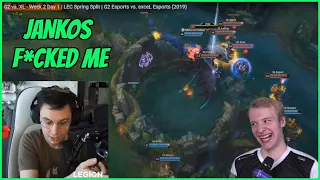 Caedrel Reacts To Jankos Outplaying Him