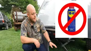 Stabilizer Jacks Maintenance | Lube Campers & Travel Trailers