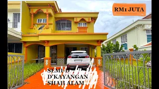 RM1 Juta Review Double Storey Semi D D'Kayangan Seksyen 13 Shah Alam
