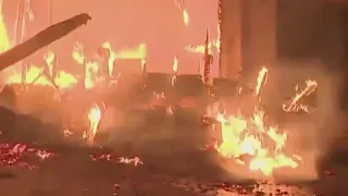 Природный пожар в Калифорнии