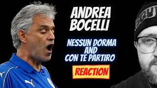 Father of 5 Reacts to Andrea Bocelli performing Nessun Dorma and Con Te Partiro at Leicester