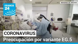 OMS advierte sobre aumento de casos de contagio de variante EG.5 de coronavirus • FRANCE 24