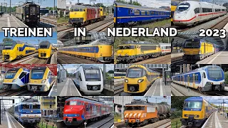 Trains in The Netherlands 2023 (Railfan video)