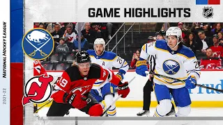 Sabres @ Devils 4/21 | NHL Highlights 2022