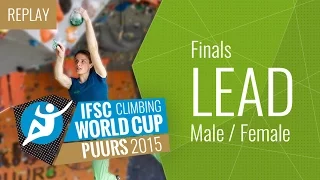 IFSC Climbing World Cup Puurs 2015 - Lead - Final - Males/Female