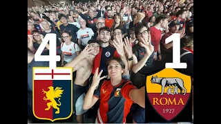 GENOA ROMA 4-1 | REACTION DALLO STADIO