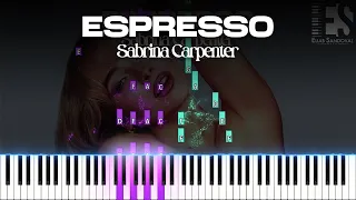 Espresso - Sabrina Carpenter (Piano Tutorial) | Eliab Sandoval