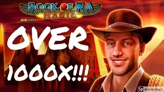 Massive win on Book of Ra Magic!! Over 1000x!!