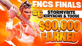 6TH PLACE TRIO FNCS GRAND FINALS (90.000$) 🏆 w/ Toose, Kiryache | Stormyrite