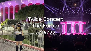 Going to the Twice Concert at The Forum in LA