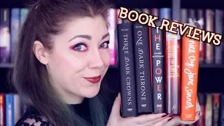 BOOK REVIEWS // REIGN THE EARTH, THE POWER, THREE DARK CROWNS